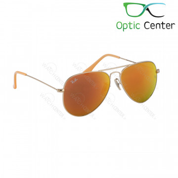 عینک آفتابی اسپرت ری بن فلزی آویاتور شیشه نارنجی